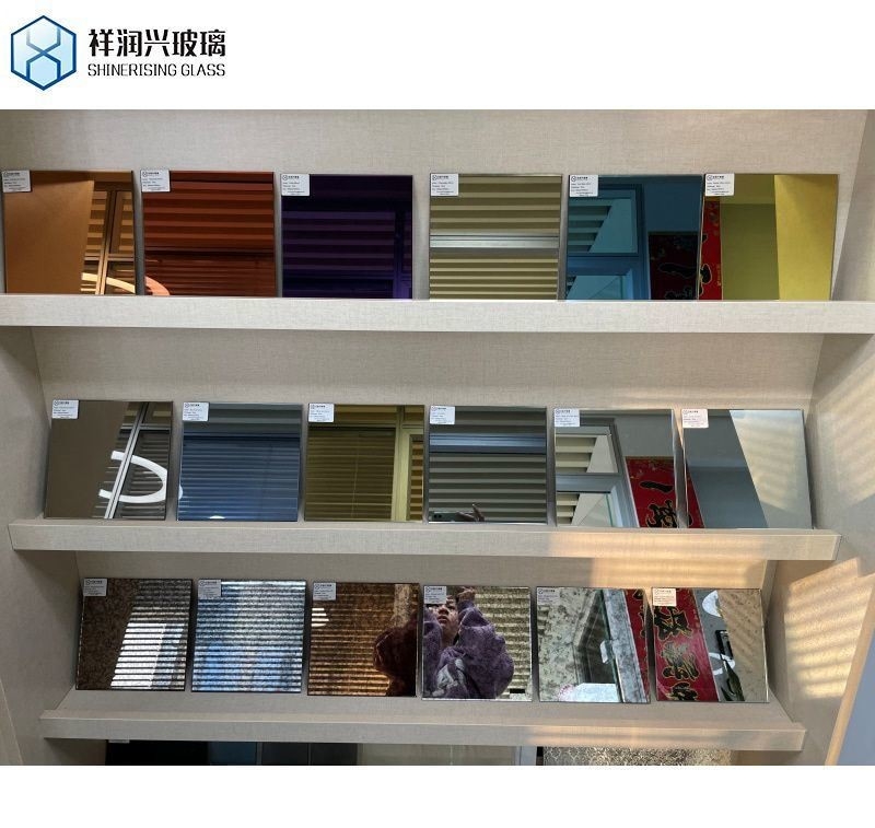 Vidrio flotante teñido/colorado para vidrio de pared/vidrio de construcción Tamaño según la solicitud del cliente