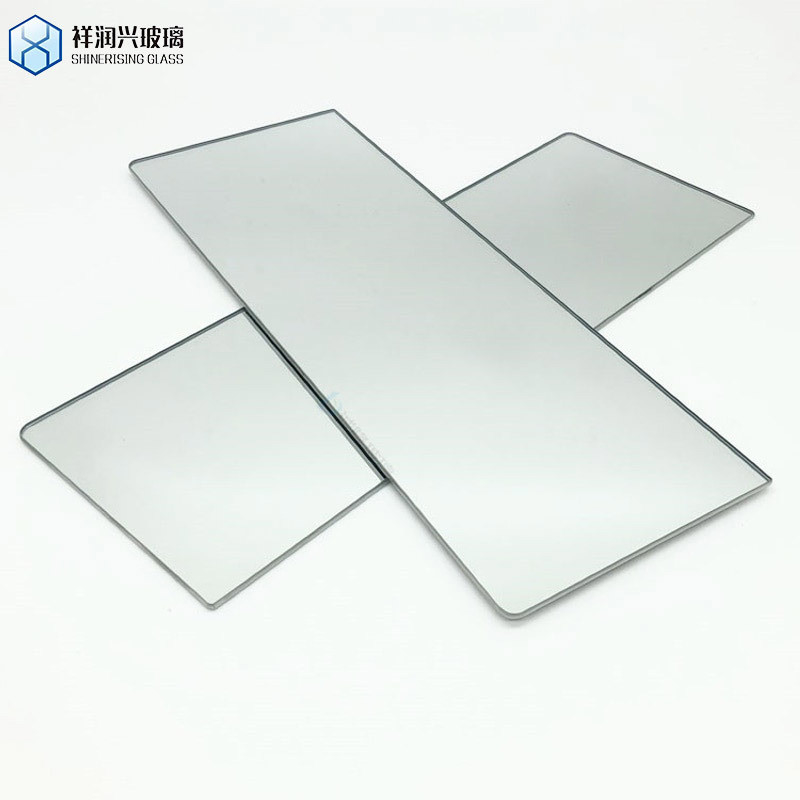 Solicitud personalizada Espejos de aluminio recubiertos doble / único Vidrio para espejo de pared grande