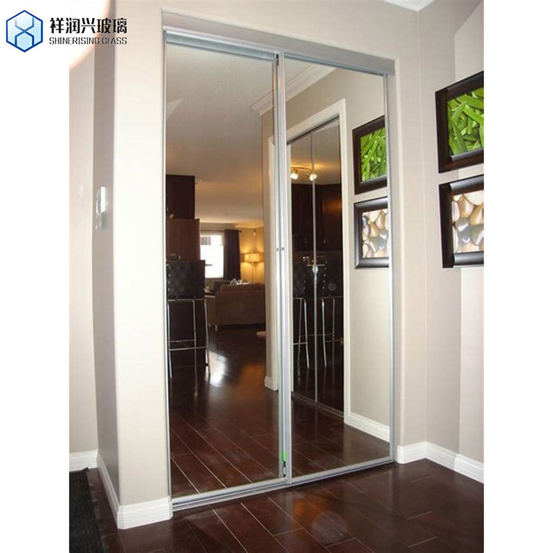 Técnica Producción profesional laminada de color verde esmeralda Placa de espejo de aluminio de plata