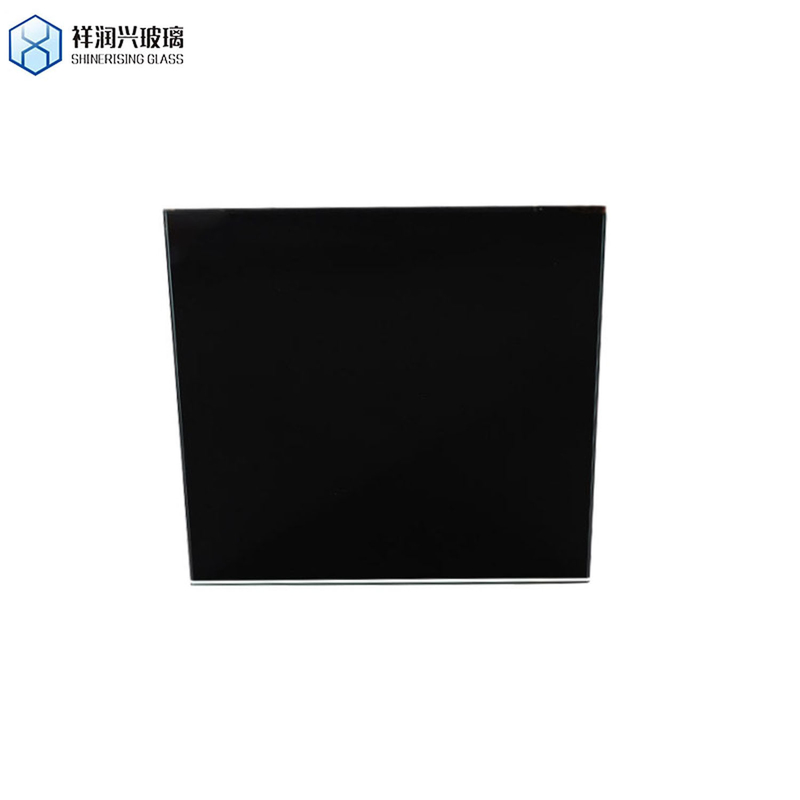 Panel de espejo de vidrio rectangular de colores con material de marco dorado y bronce competitivo
