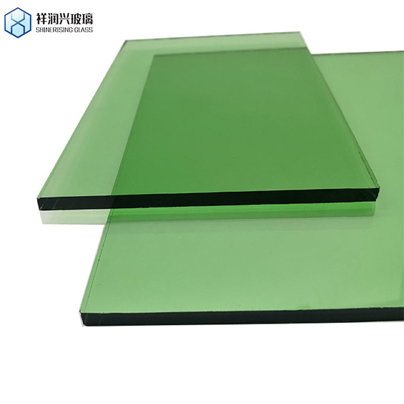 Absorción de calor Vidrio templado de corte personalizado Personalizado para capas de demanda Tintado claro
