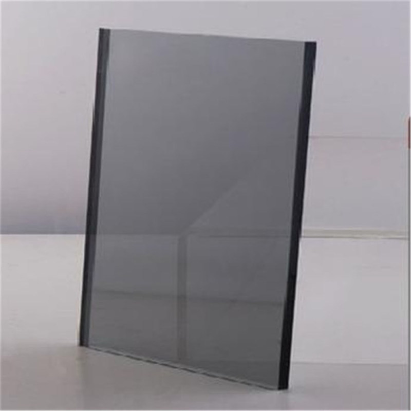 Vidrio reflector pulido plano en azul oscuro Bronce y gris para construcción de edificios