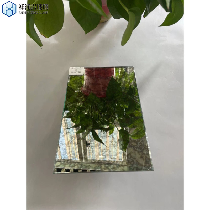 Espejo de pared decorativo para puertas Armario de corte de bordes de perforación de templado ISO certificado