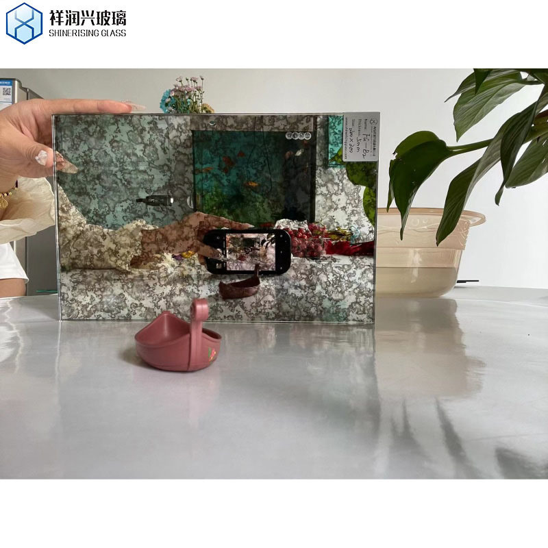 Fabricación Antiguo espejo de plata Decorativo de baño espejo de vidrio
