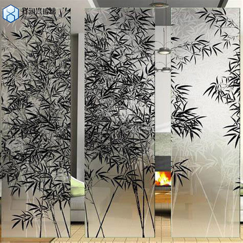Vidrio de patrón fundido decorativo de color extra claro vidrio templado texturizado vidrio de hoja