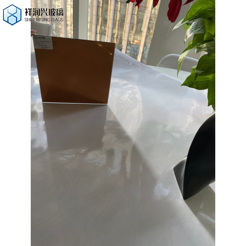 Espejo decorativo de vidrio pintado de color con y directo en demanda