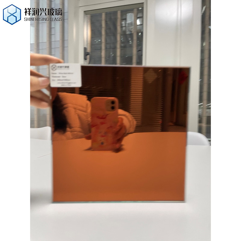 Espejo dorado tintado de plata y color de aluminio de pared de espejo de vidrio de vidrio transparente de vidrio flotante