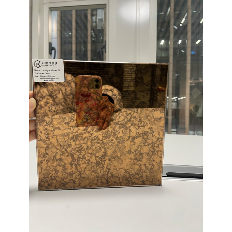 Polish Beveling Cristales de espejo personalizados Solicitud Espejo de vidrio antiguo Espejo antiguo