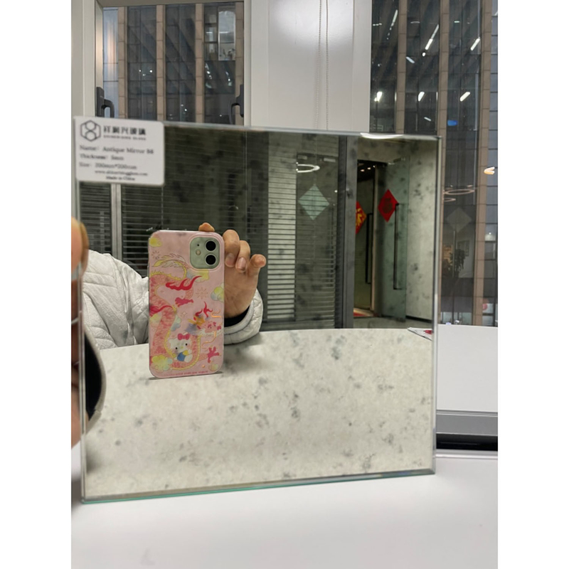 Personalización Espejo antiguo de vidrio de arte decorativo panel de pared 5 años de servicio postventa